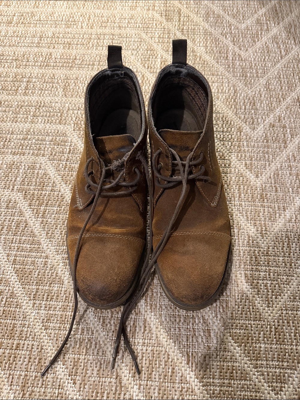 Clarks Brown Suede Chukka Boots